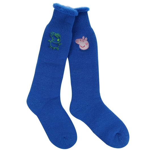 Kids 2 Pack Wellington Sock | Blue George