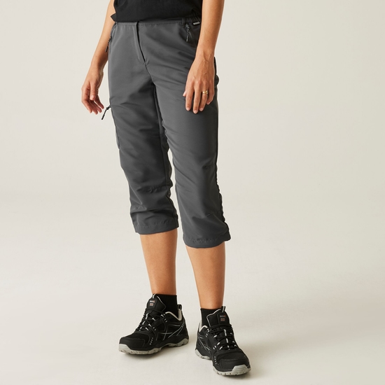 Women's Chaska III Capri Walking Trousers | Seal Grey