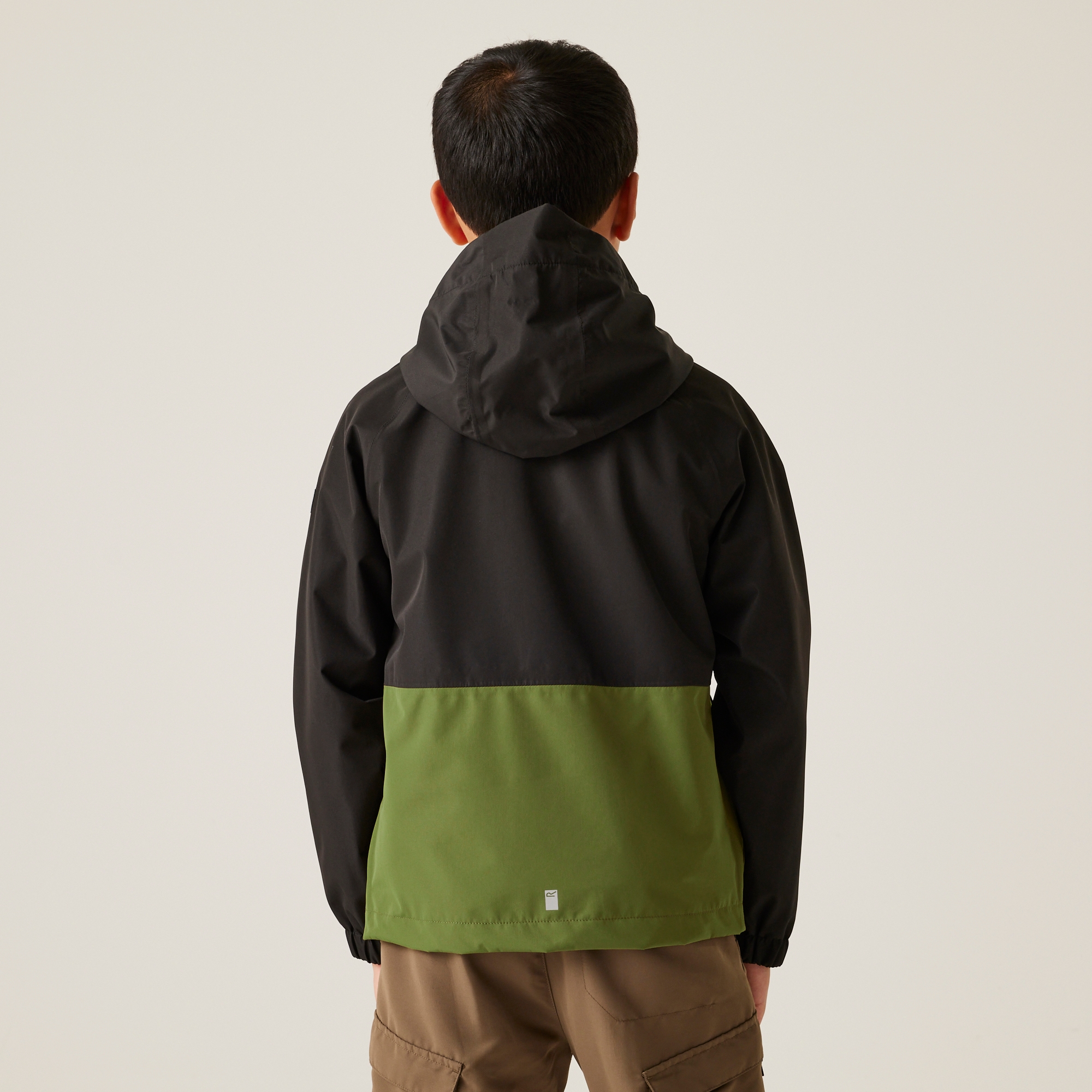 Kids' Hanleigh II Waterpoof Jacket | Black Nephrite Green Grenoble Green