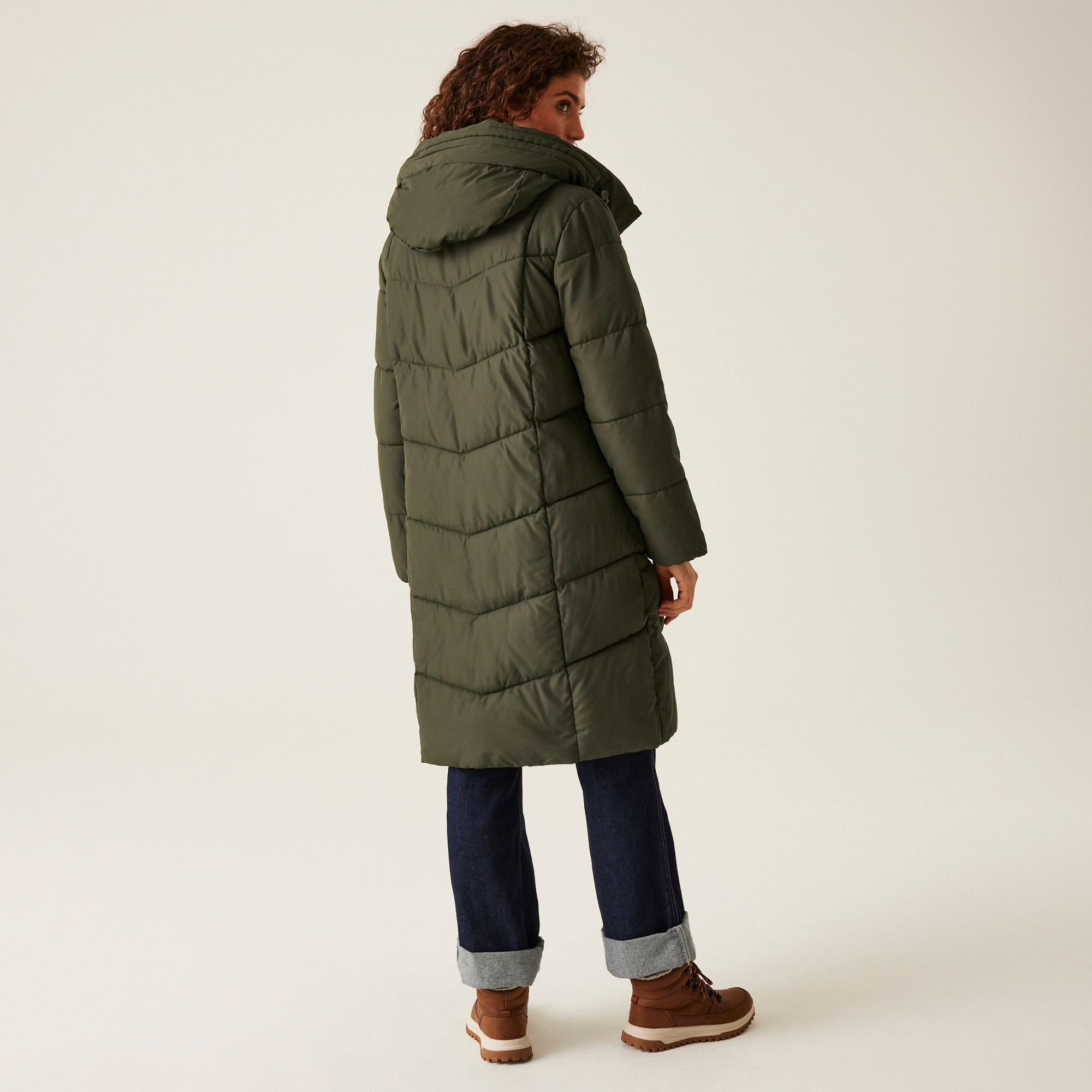 Women's Nurie Quilted Jacket | Dark Khaki