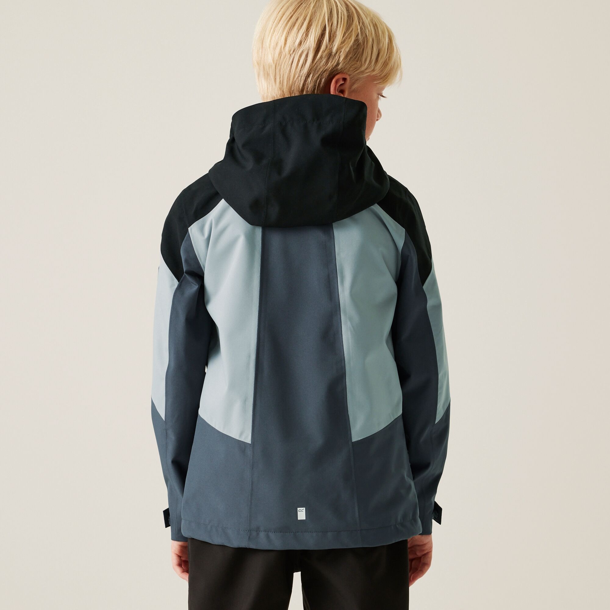 Kids' Highton VI Waterpoof Jacket | Seal Grey Cloudy Grey Black