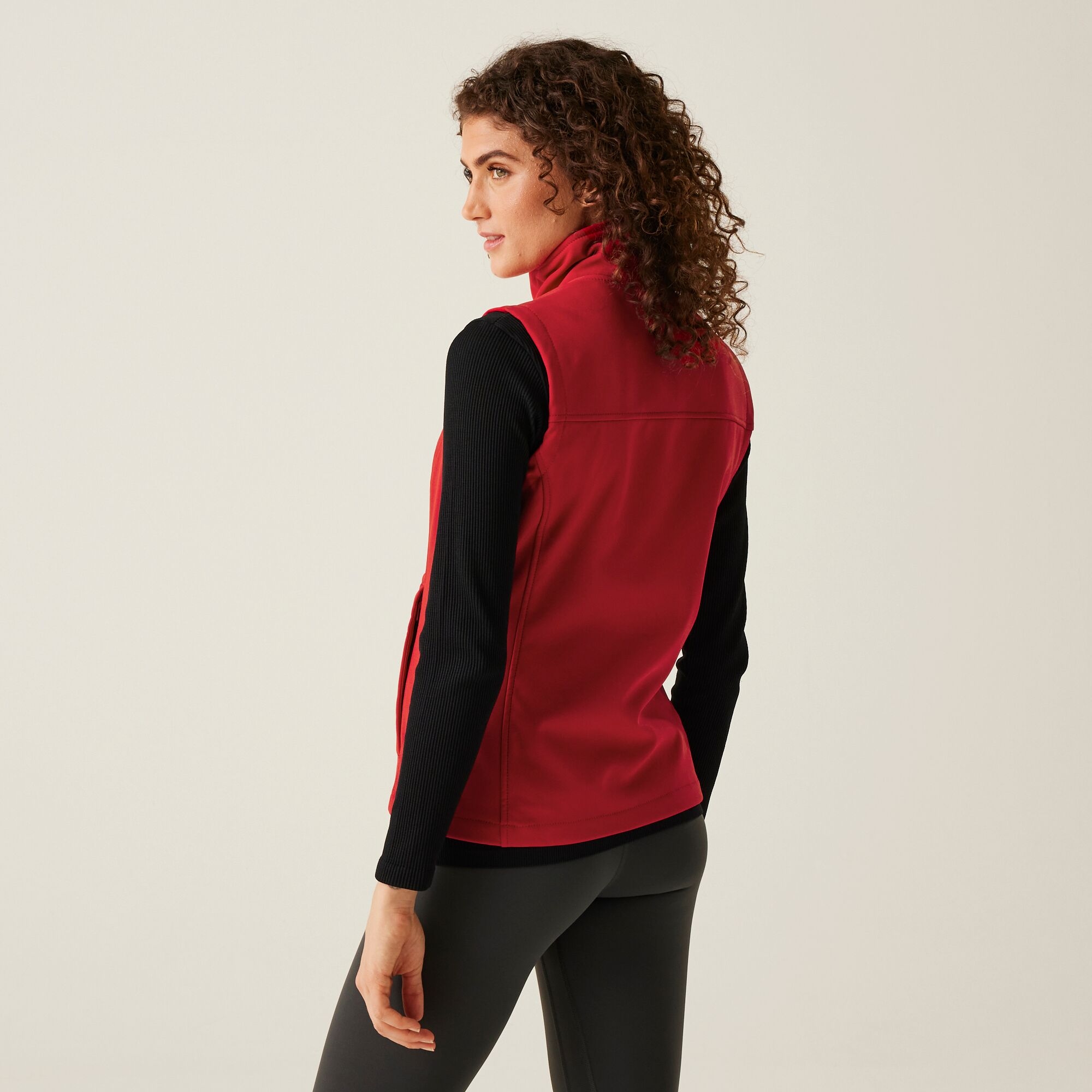 Women's Flux Softshell Body Warmer | Classic Red