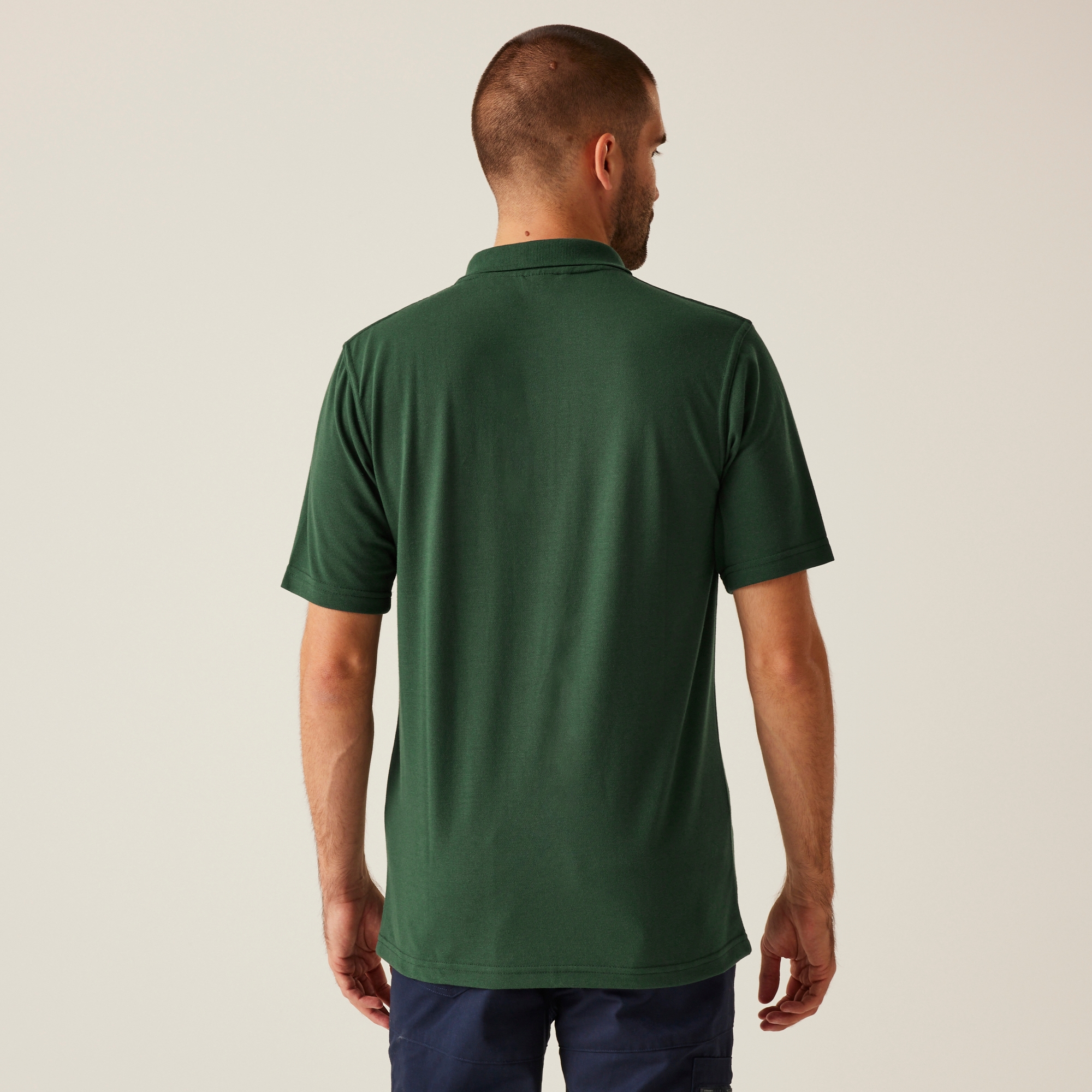 Men's 65/35 SS Polo Top | Dark Green