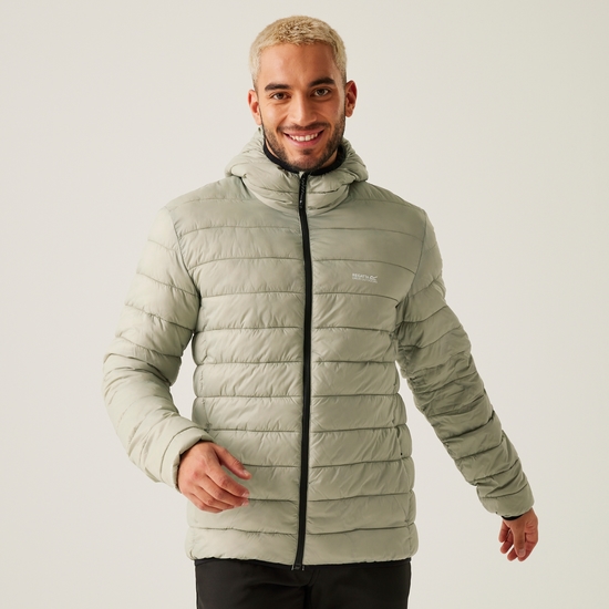 Men's Hooded Marizion Padded Jacket | Abbeystone Nephrite Green