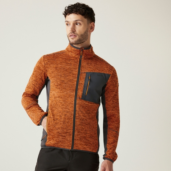 Men's Baslinn Full Zip Fleece | Fox Marl Ash