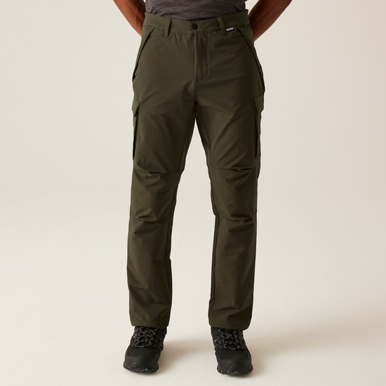 Men's Questra Cargo Trousers | Dark Khaki