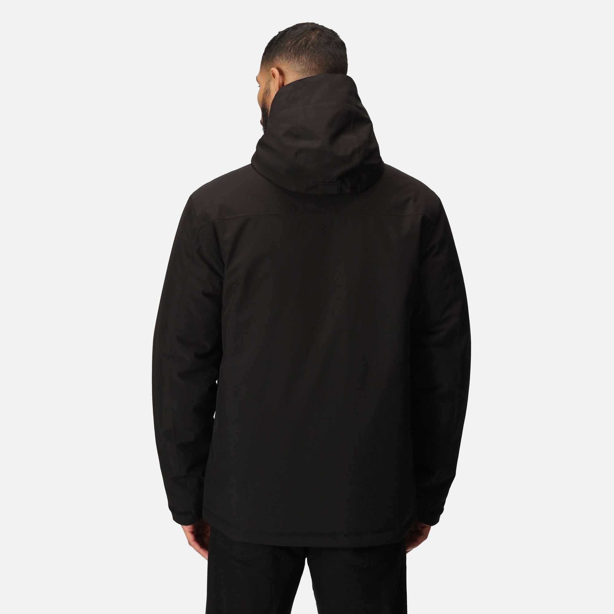 Men's Navigate Insulated Jacket | Black Classic Red