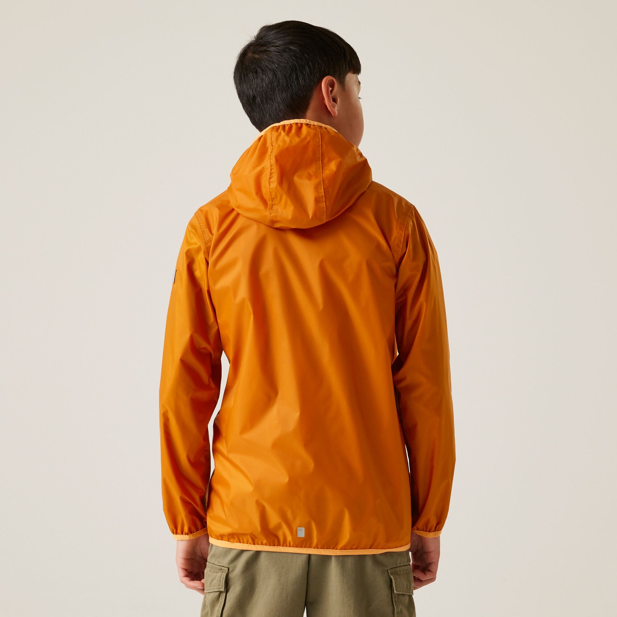 Kids' Lever II Waterproof Packaway Jacket | Fox Bright Marigold
