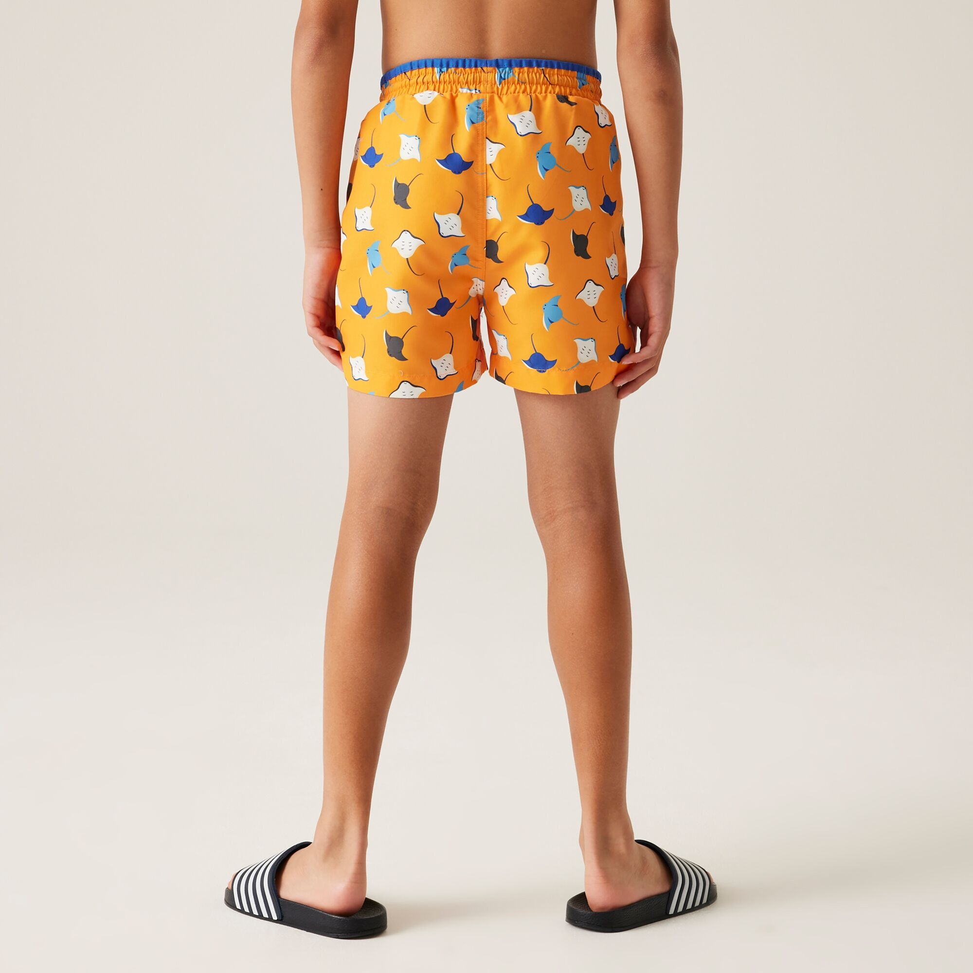 Kids' Skander III Swim Shorts | Bright Marigold Stingray
