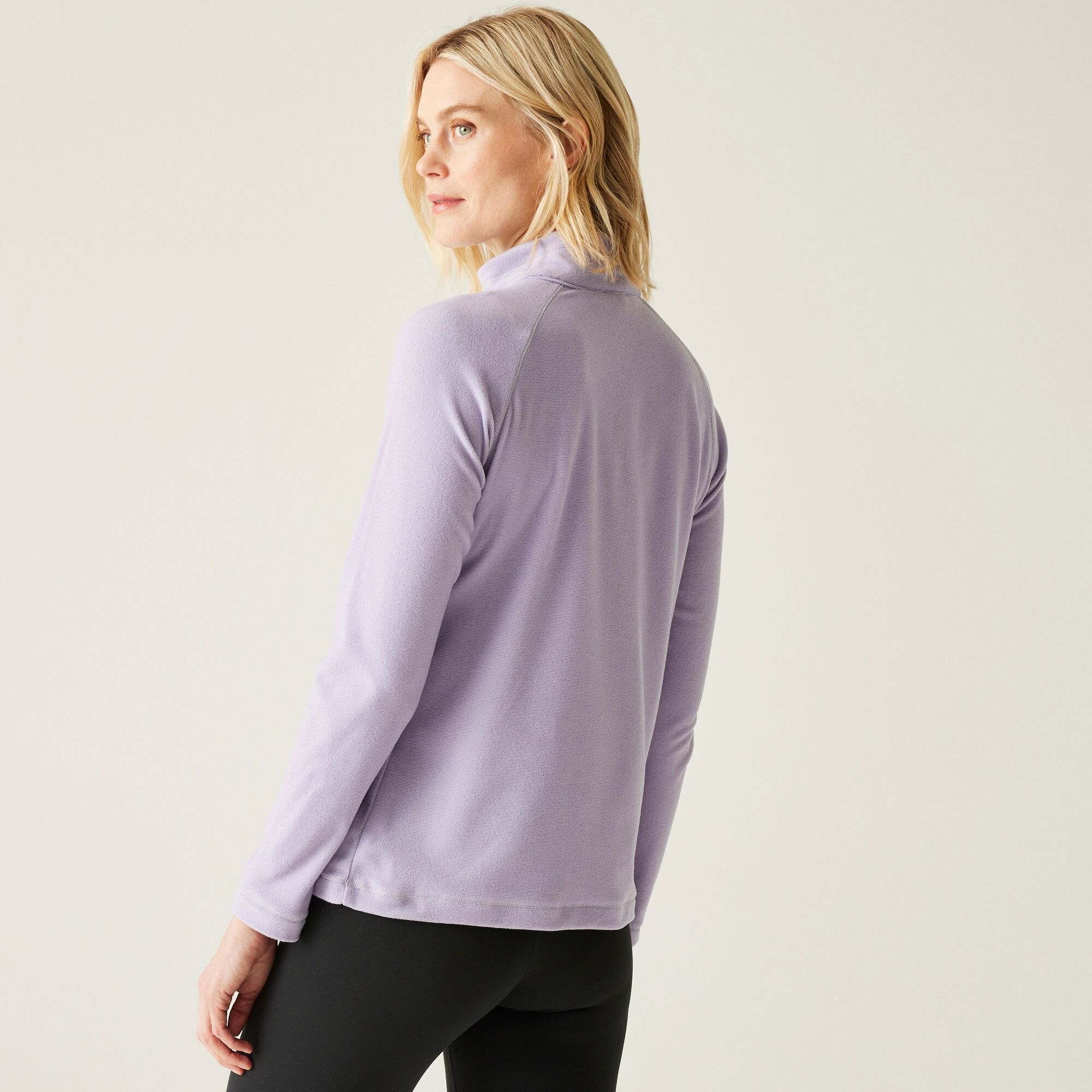Women's Montes Lightweight Half-Zip Fleece | Wisteria Lilac Thistle