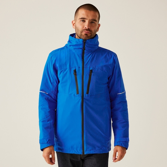 Men's X-Pro Evader III 3 in 1 Waterproof Insulated Jacket | Oxford Blue Black