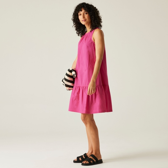 Women's Trisa Smock Dress | Pink Fusion