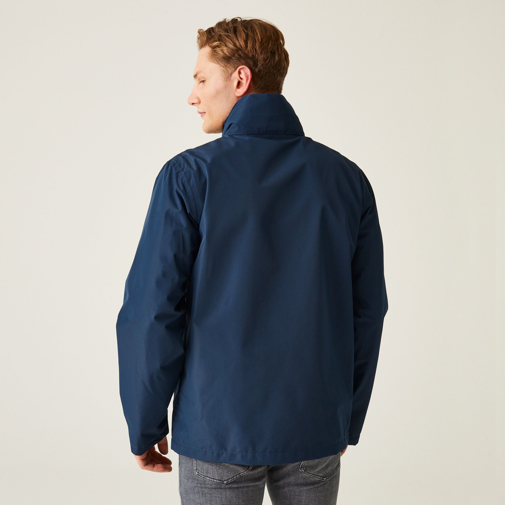 Men's Ascender Waterproof Shell Jacket | Navy Classic Red