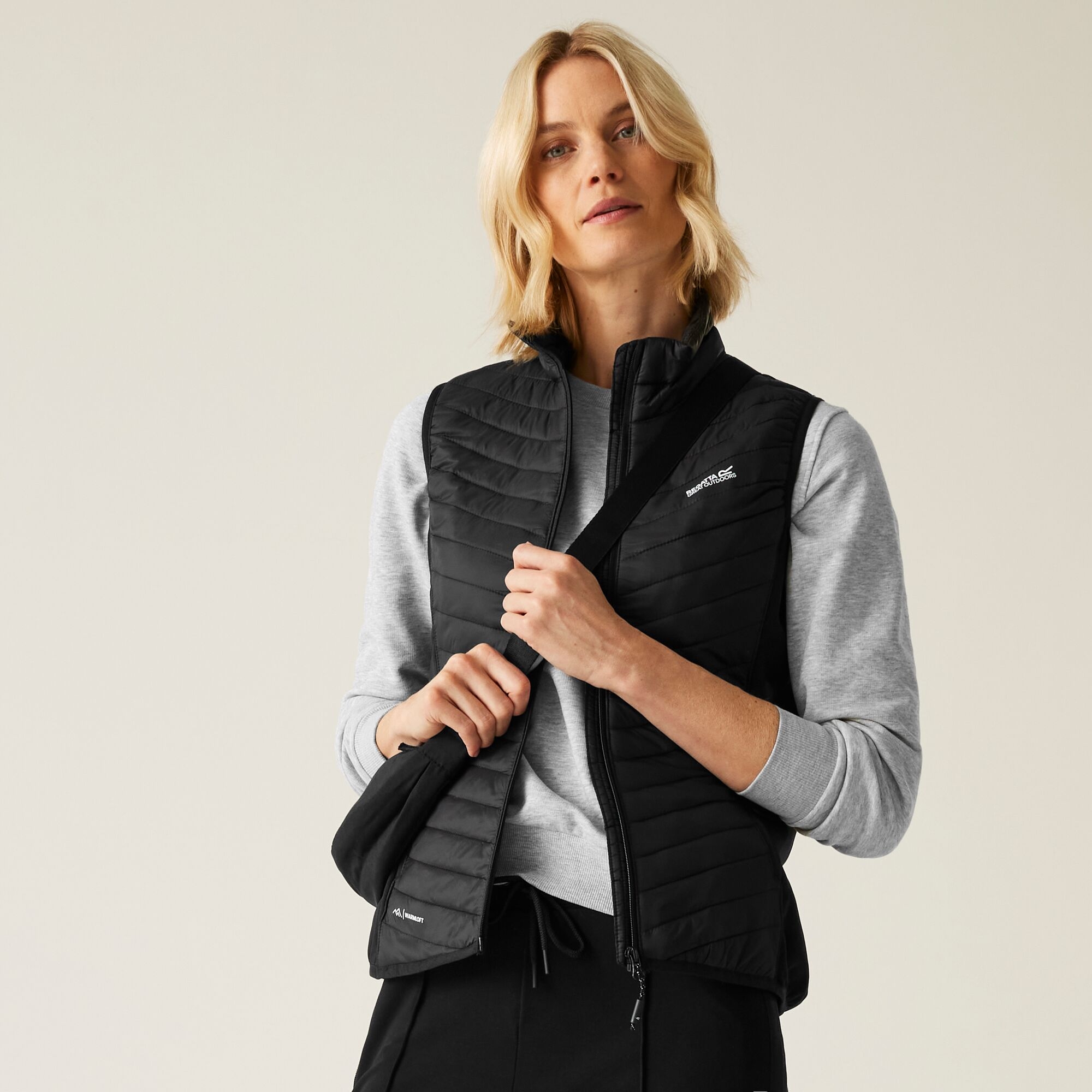 Women's Andreson Hybrid Gilet | Black