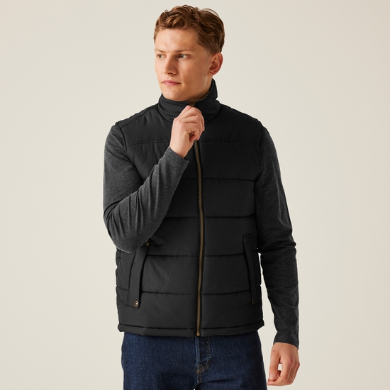 Men's Altoona Insulated Quilted Gilet | Black