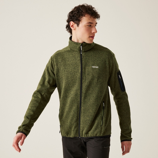 Men's Newhill Full Zip Fleece | Nephrite Green