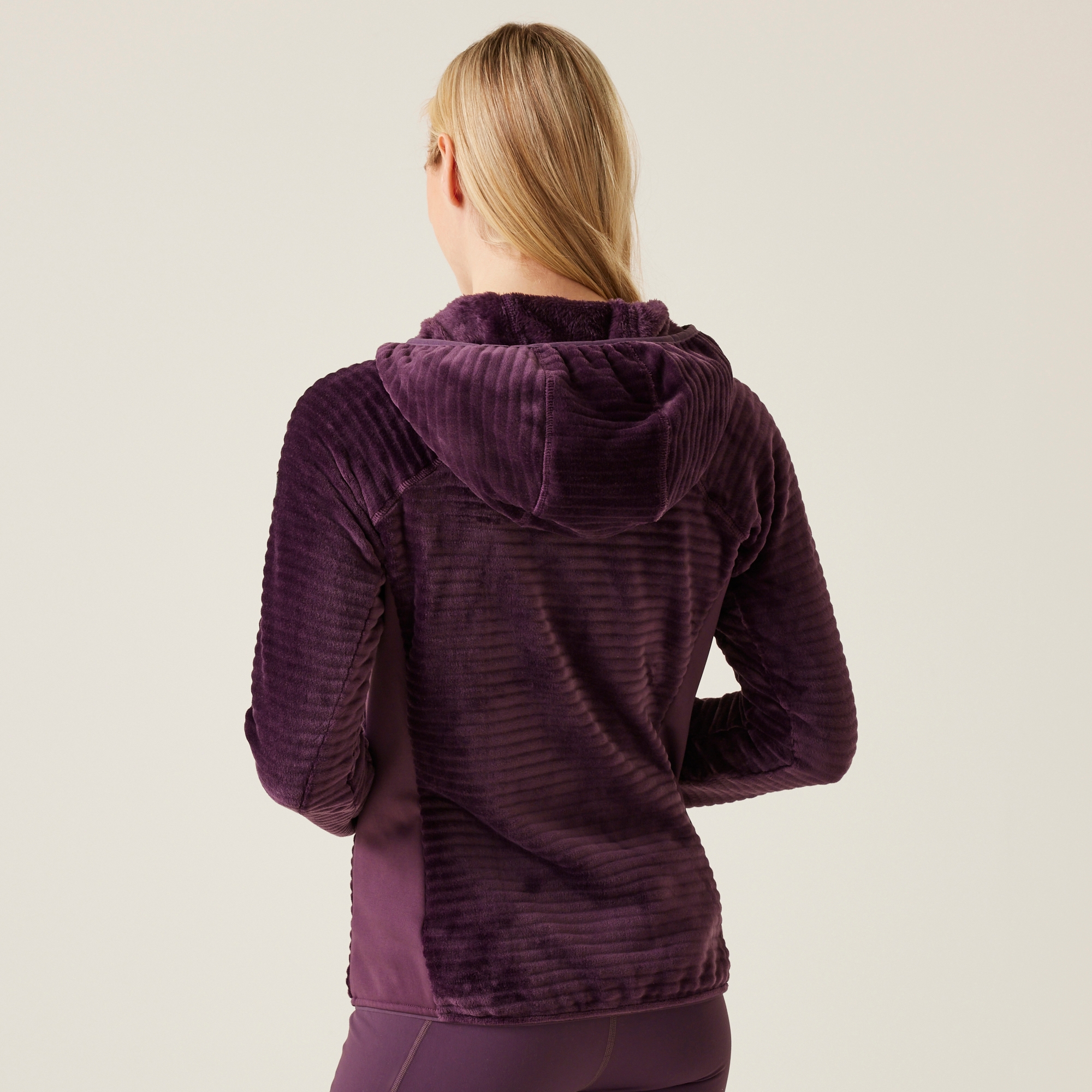 Women's Endra Hooded Fleece | Deep Plum