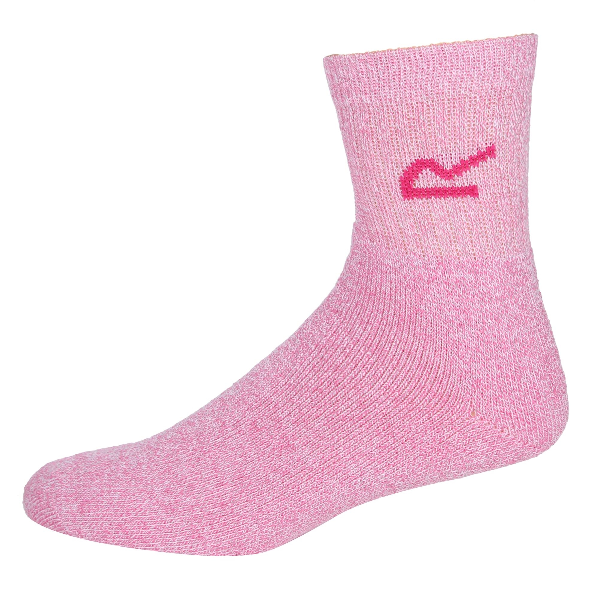 Womens 3 Pack Sock In A Box | Bright Blush Marl