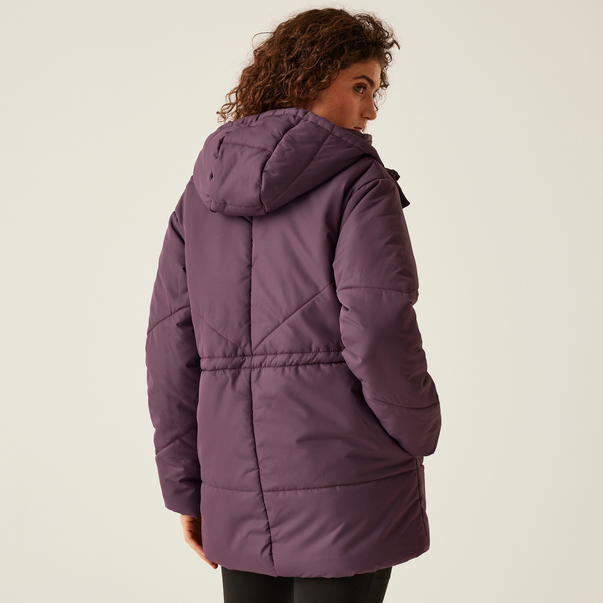 Women's Rurie Quilted Jacket | Deep Plum