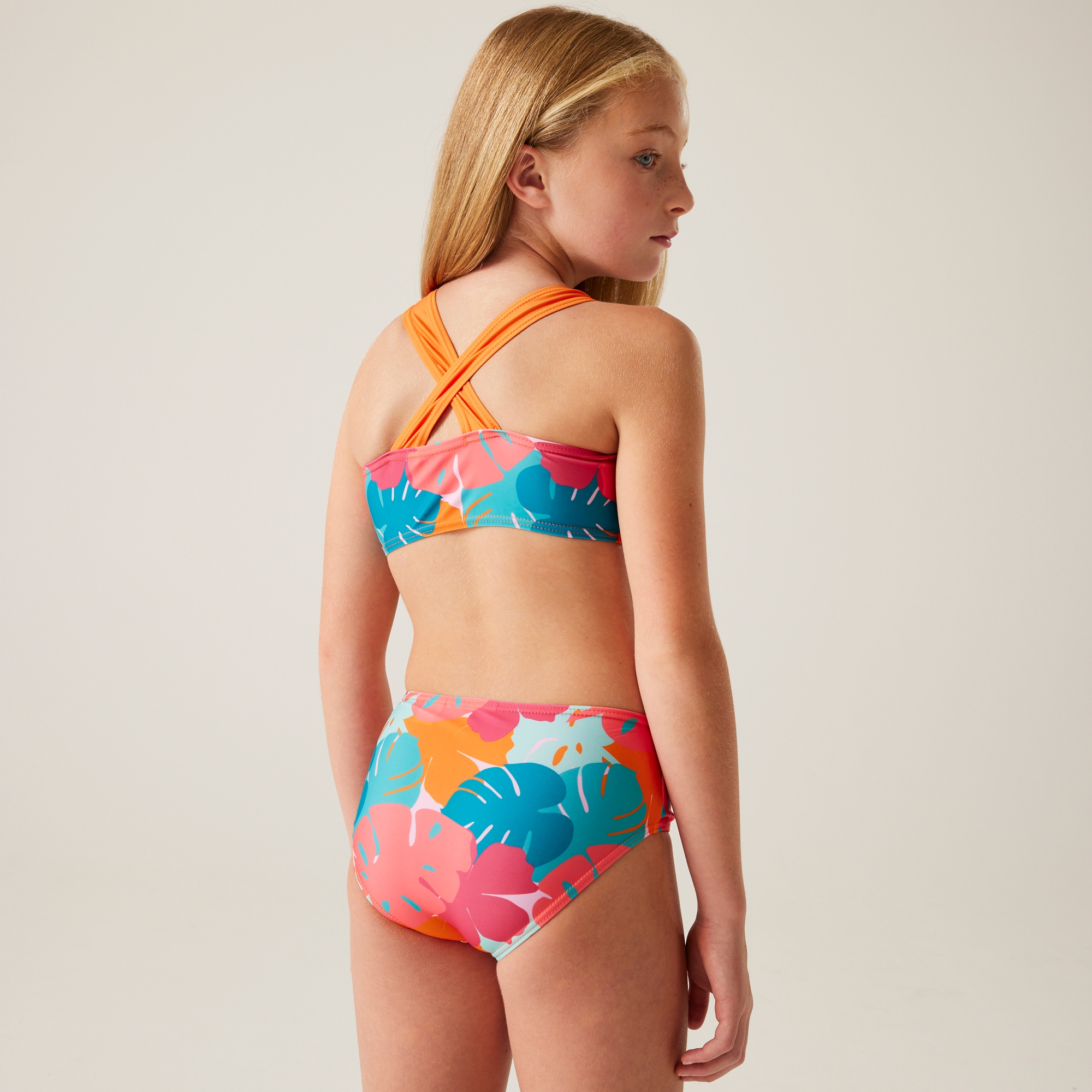 Kids' Dakaria III Bikini Set | Tropical Leaf