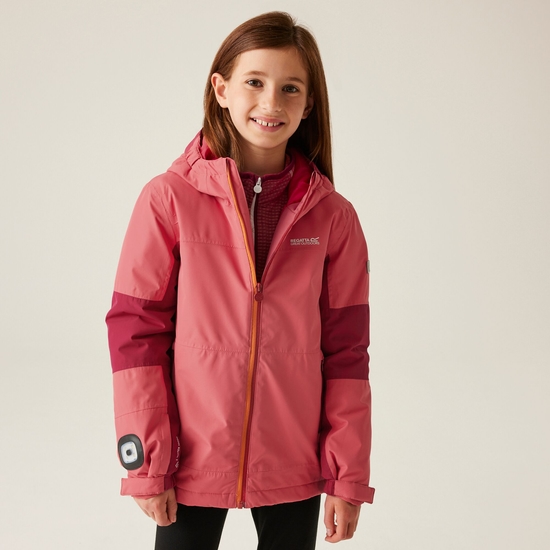 Kids' Beamz IV Waterproof Jacket | Mineral Red Rumba Red