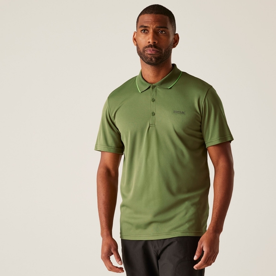 Men's Maverick V Active Polo Shirt | Nephrite Green