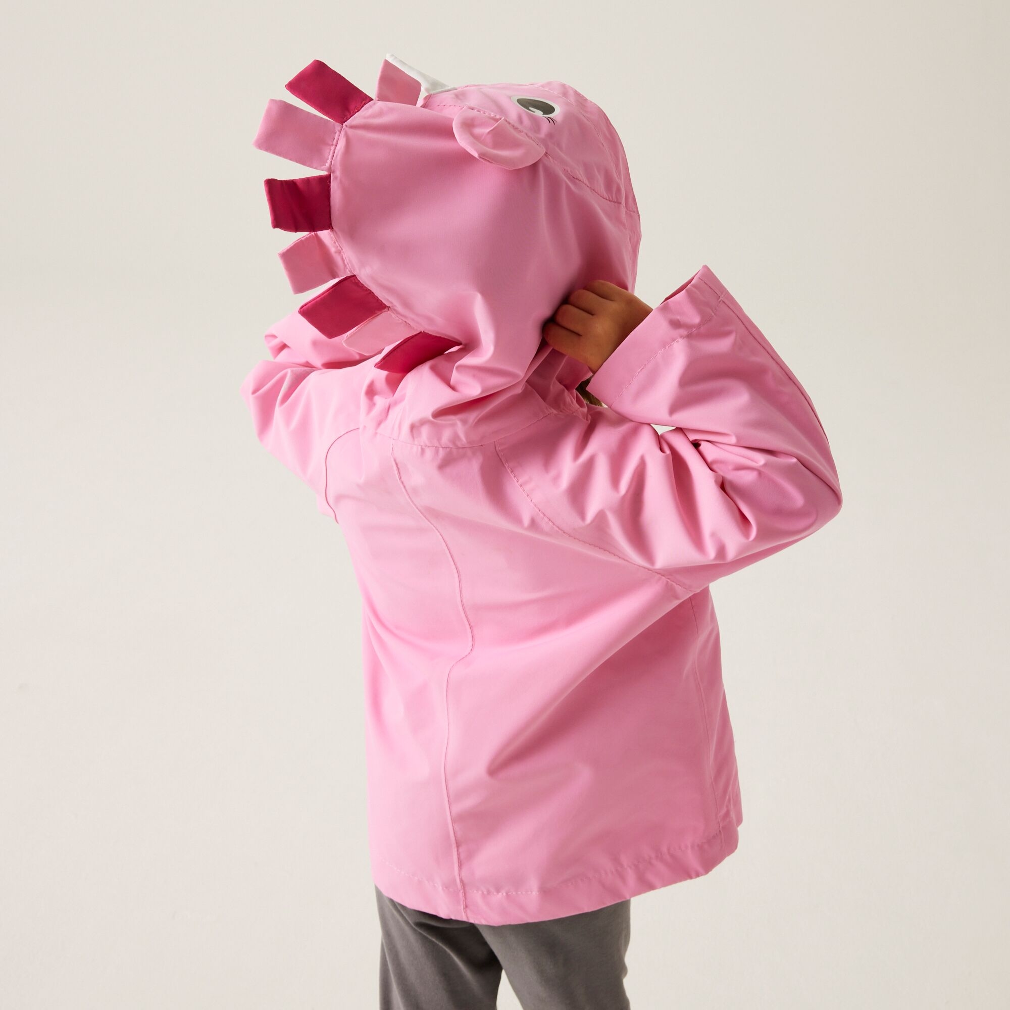 Kids' Animal Waterproof Jacket | Luna The Unicorn Sweet Pink