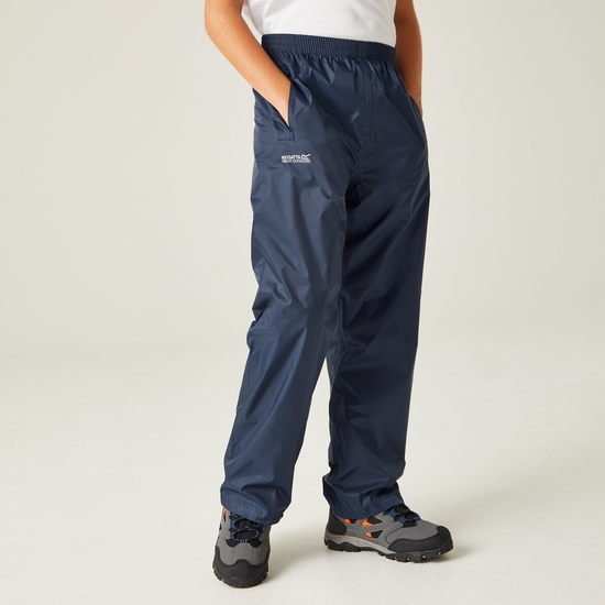 Kids' Pack It Waterproof Overtrousers | Midnight