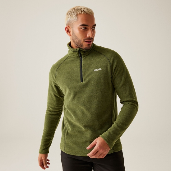 Men's Kenger Half Zip Midweight Fleece | Nephrite Green