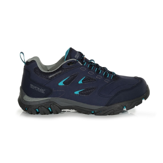 Women's Holcombe Waterproof Low Walking Shoes | Navy Atlantis