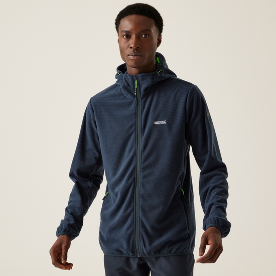 Men's Tahill Full Zip Fleece | Navy Green Flash
