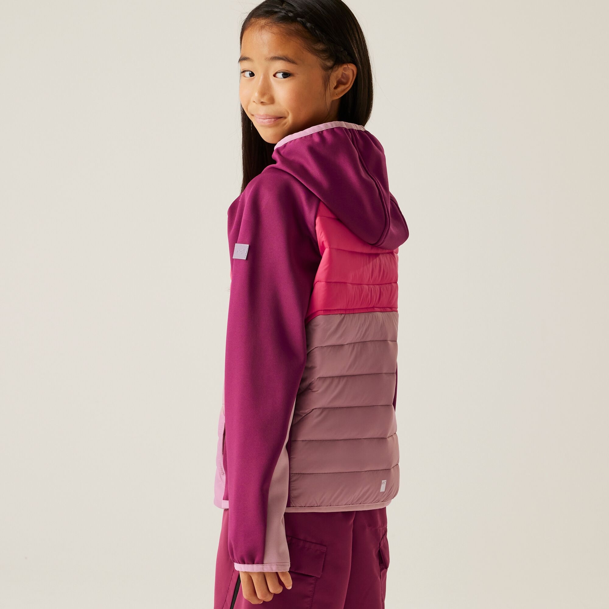 Kids' Kielder IX Hybrid Jacket | Lilas Pop Beaujolais