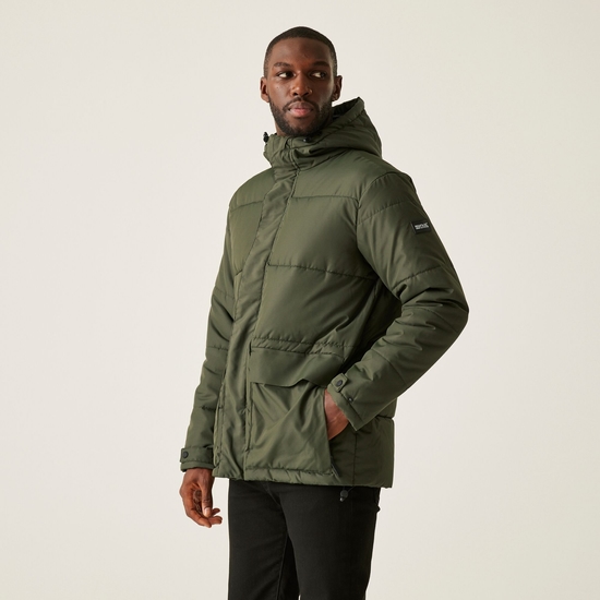 Men's Falkner Padded Jacket | Dark Khaki