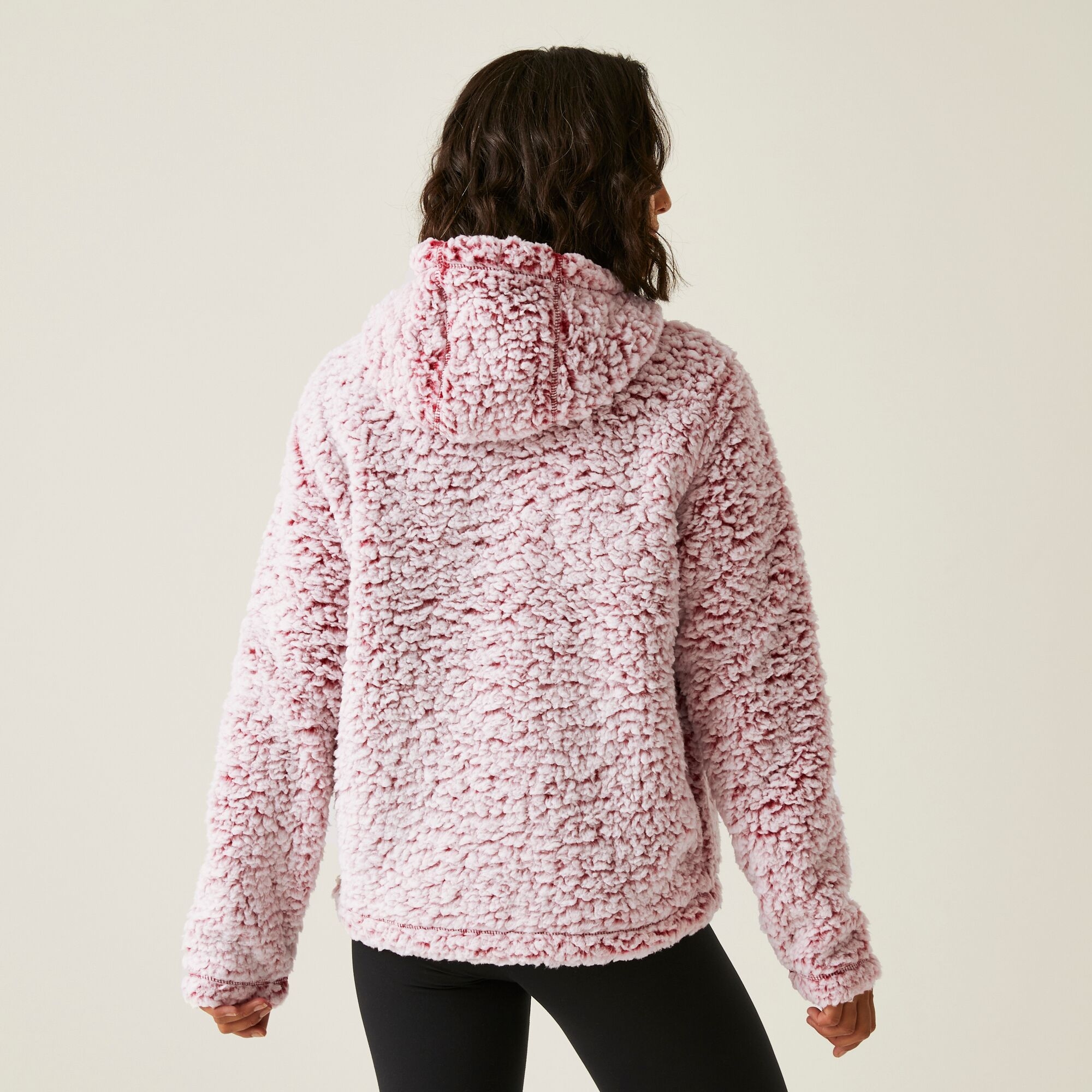 Women's Zelpha Fluffy Hooded Fleece | Rumba Red