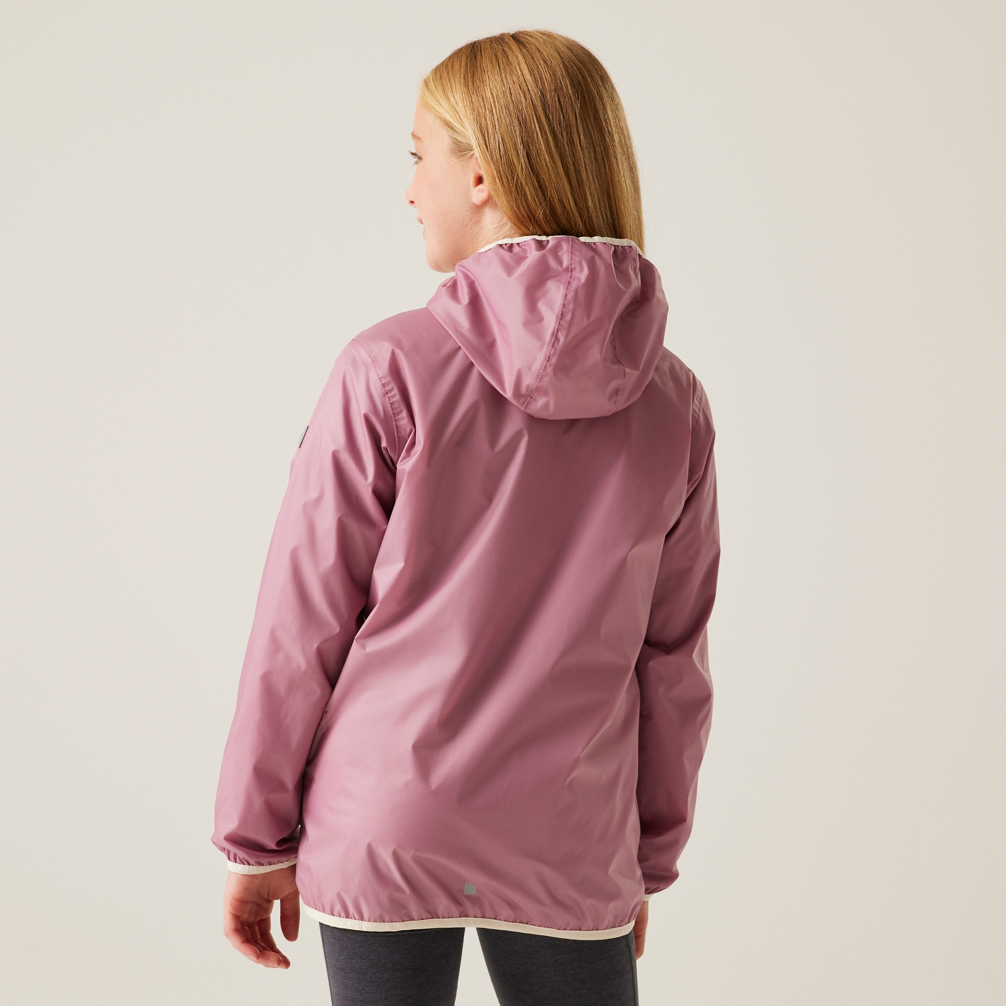 Kids' Lever II Waterproof Packaway Jacket | Lilas Light Vanilla