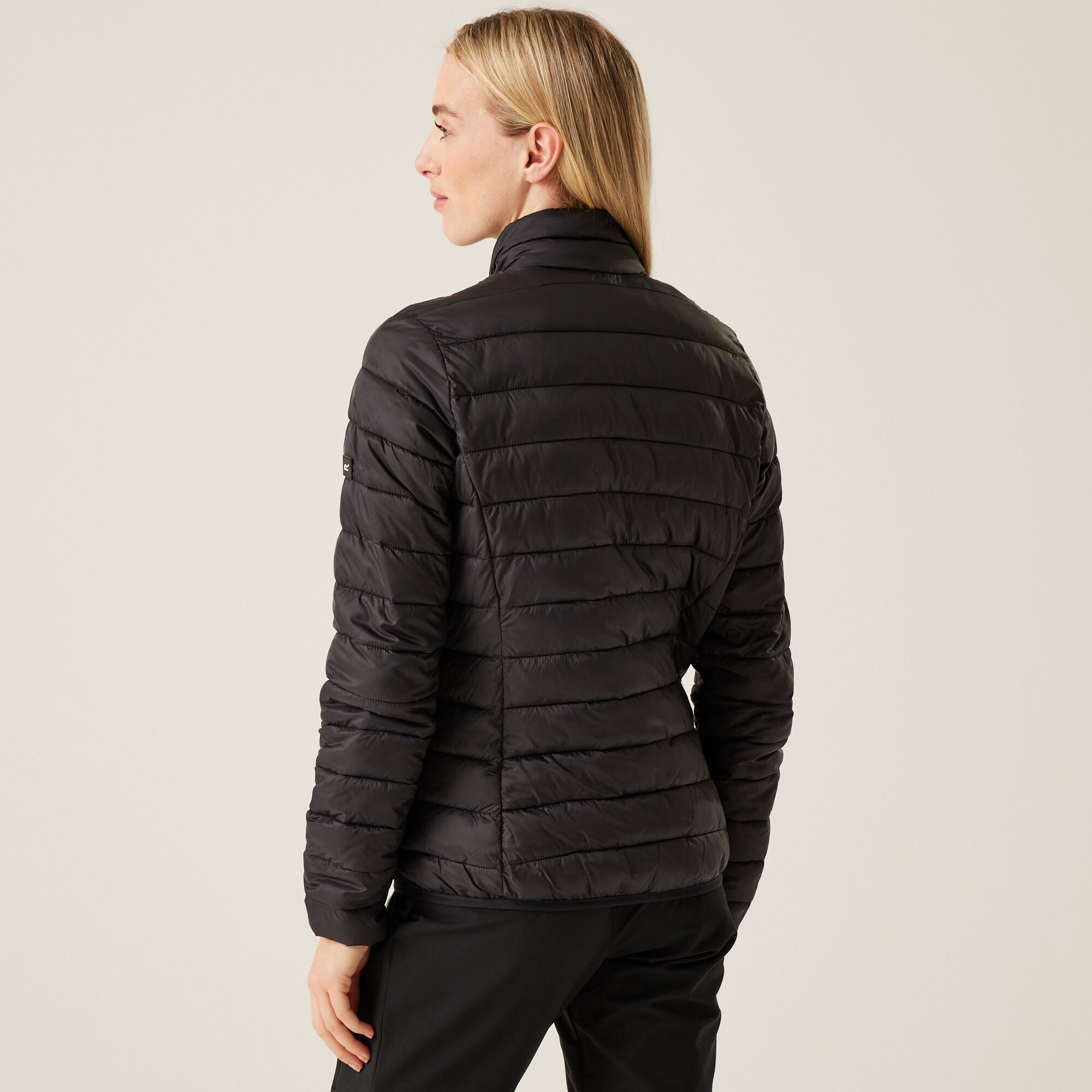 Women's Marizion Quilted Jacket | Black Mineral Red