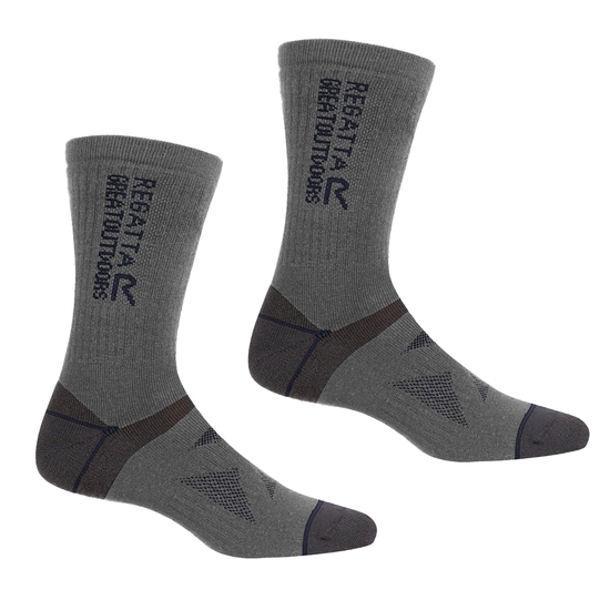2 Pack Wool Hiker Sock | Briar Navy