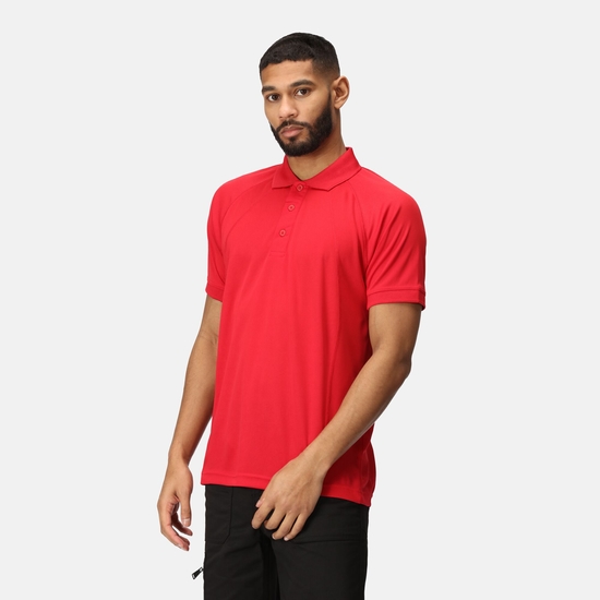 Men's Coolweave Wicking Polo Shirt | Classic Red