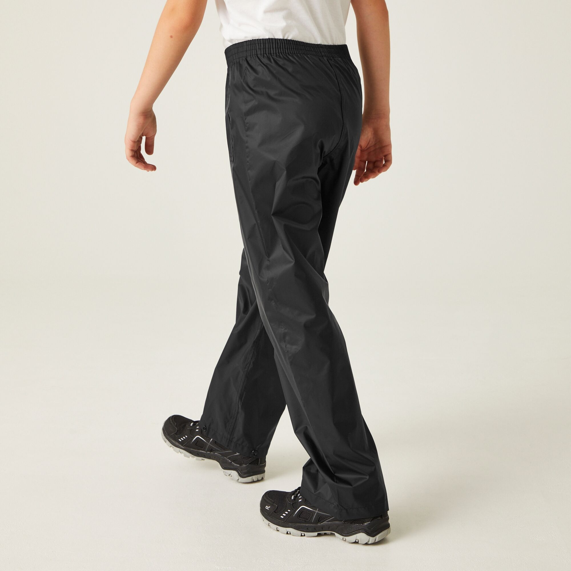 Kids' Pack It Waterproof Overtrousers | Black