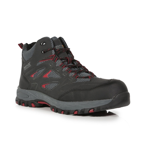 Men's Mudstone Safety Hiker | Ash Rio Red