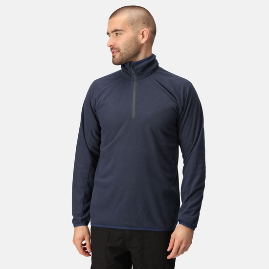 Men's Navigate Half-Zip Fleece | Navy Seal Grey