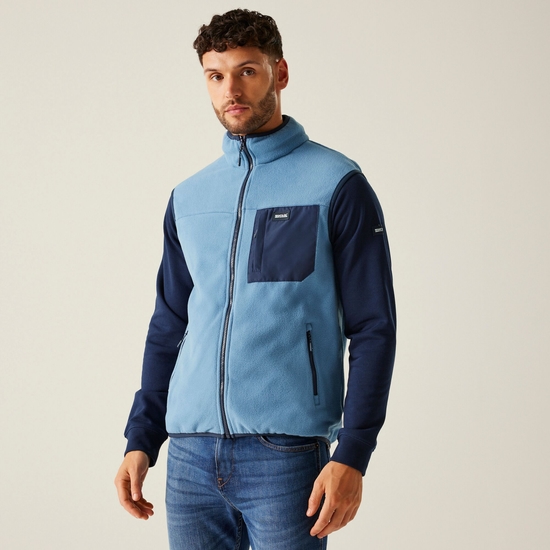 Men's Frankie Fleece Gilet | Coronet Blue Navy
