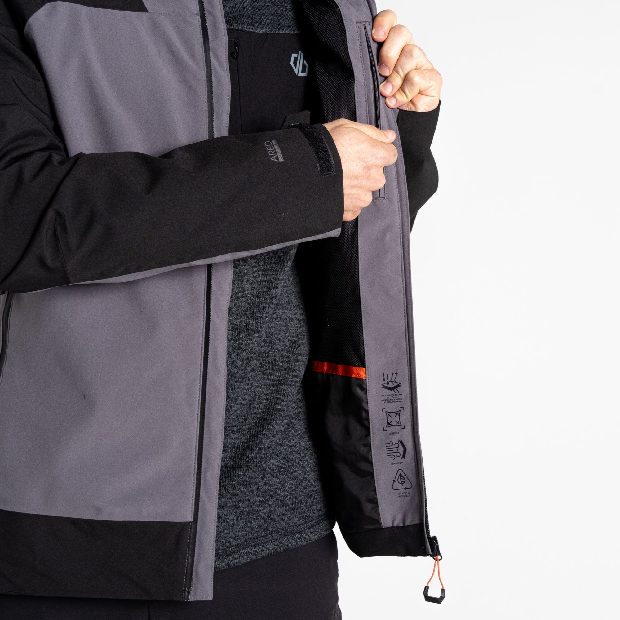 Men's Torrek II Waterproof Jacket | Black & Boulevard