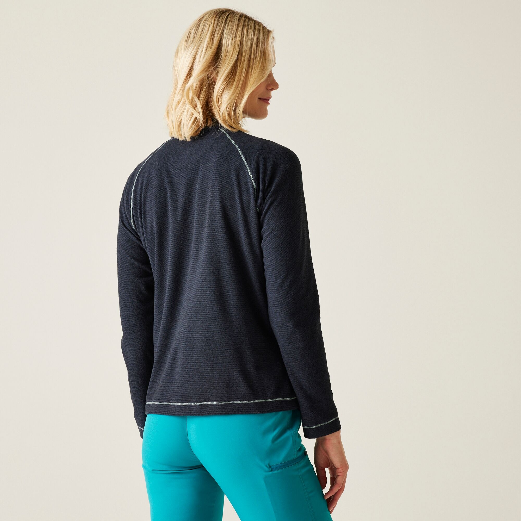 Women's Montes Lightweight Half-Zip Fleece | Navy Black