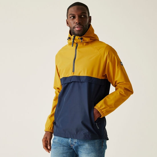 Men's Tayan Waterproof Jacket | Mustard Navy