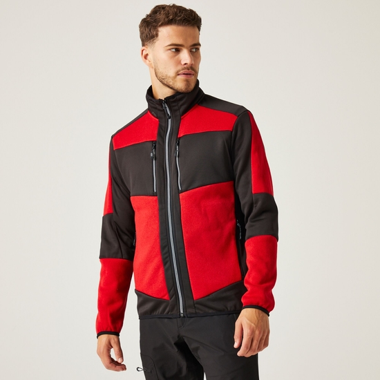 Men's E-Volve Stretch Midlayer | Classic Red Black