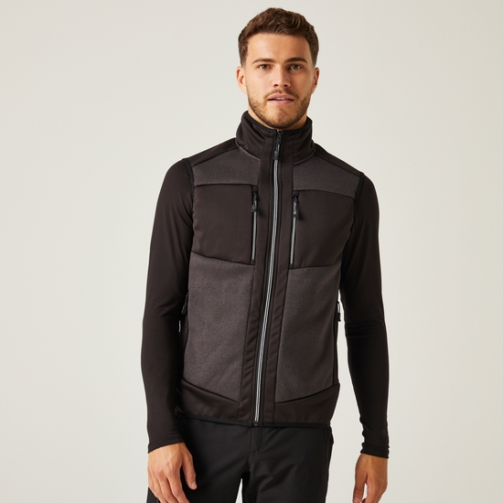 Men's E-Volve Stretch Bodywarmer | Ash Black