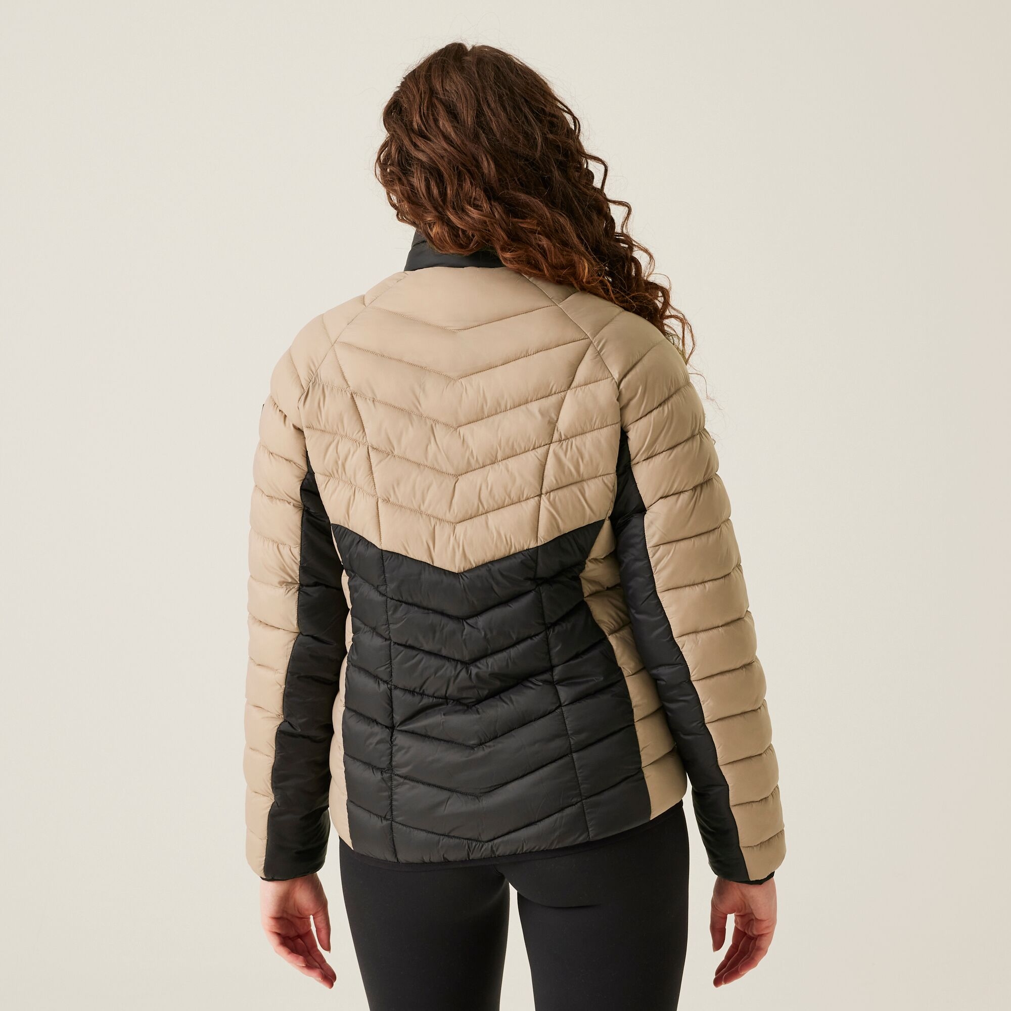 Women's Dalent Quilted Jacket | Warm Taupe Black