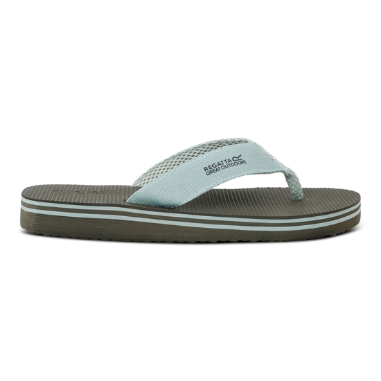 Men's Rico Flip Flops | Dark Khaki Glacier Green