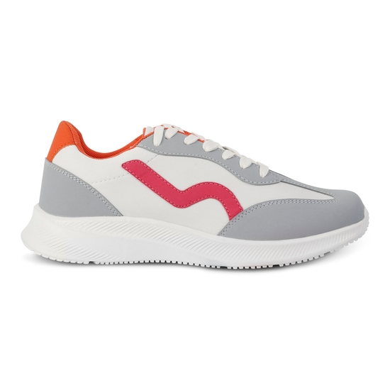 Women's Marine Retro Trainers | Snow White Pink Potion